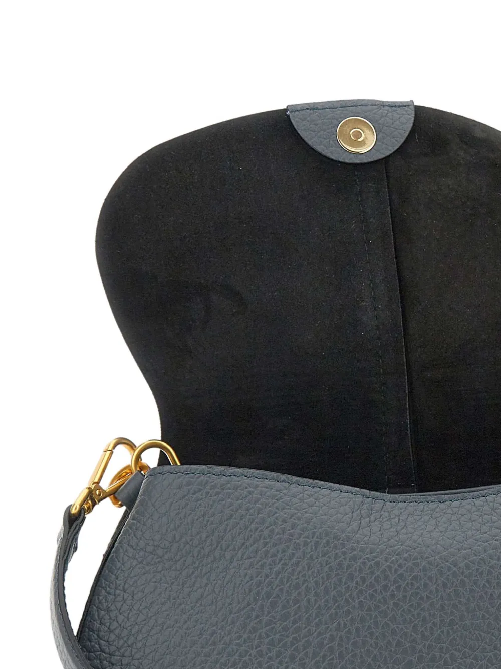 GIANNI CHIARINI Leren schoudertas Grijs