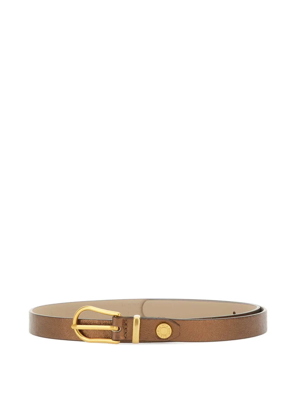 GIANNI CHIARINI Leren riem Goud
