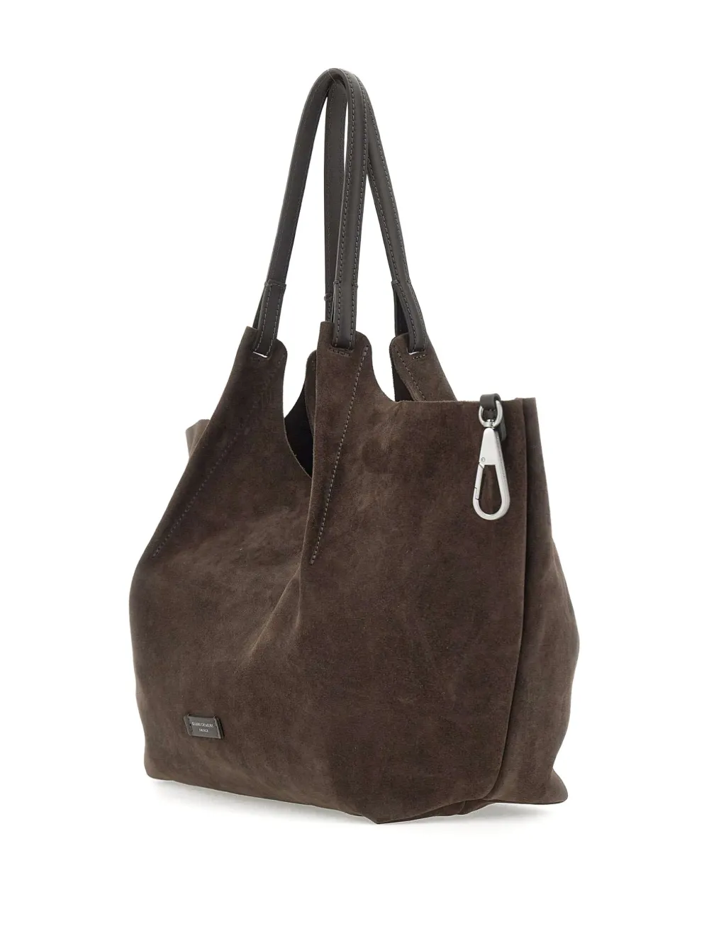GIANNI CHIARINI suede tote bag Bruin