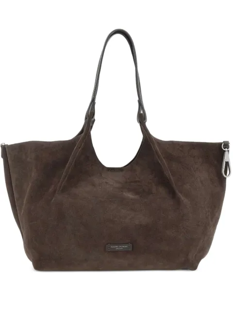 GIANNI CHIARINI suede tote bag