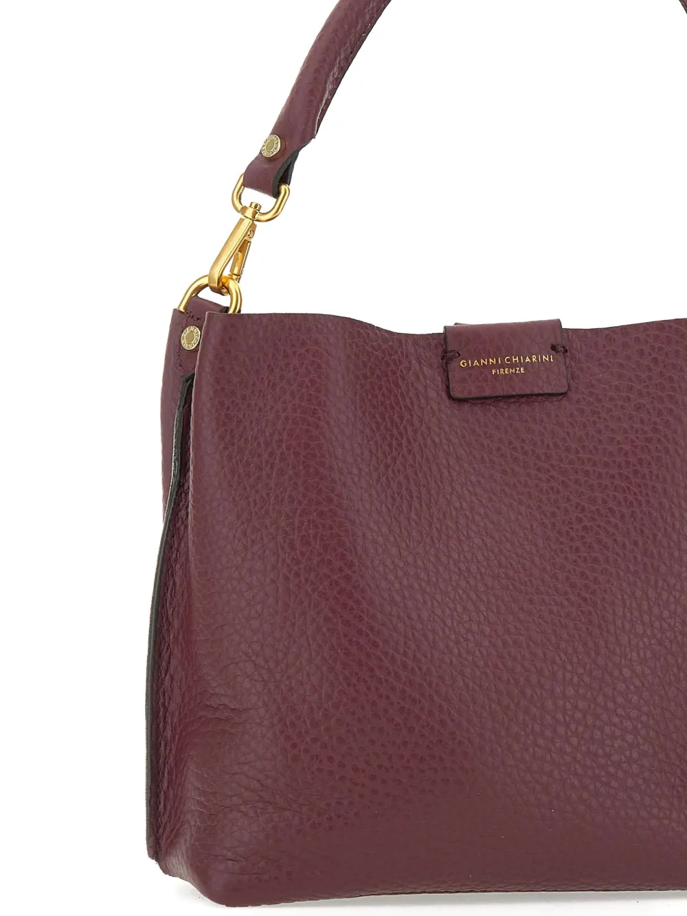 GIANNI CHIARINI Leren schoudertas Rood