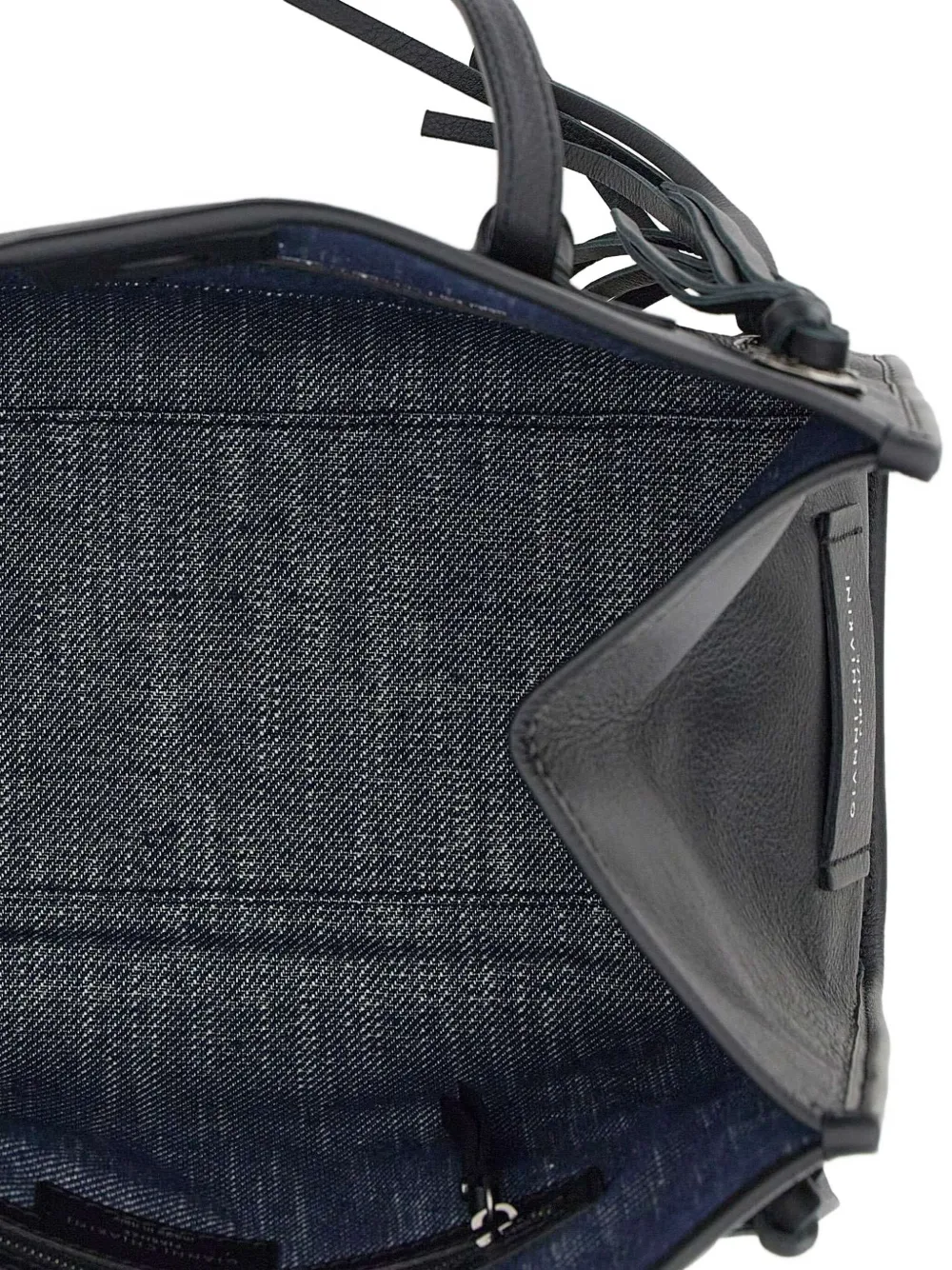 MARCELLA CLUB Leren shopper Zwart