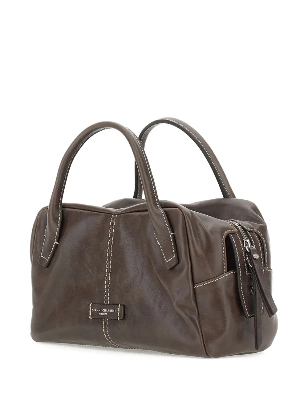 GIANNI CHIARINI Shopper met handgreep Bruin