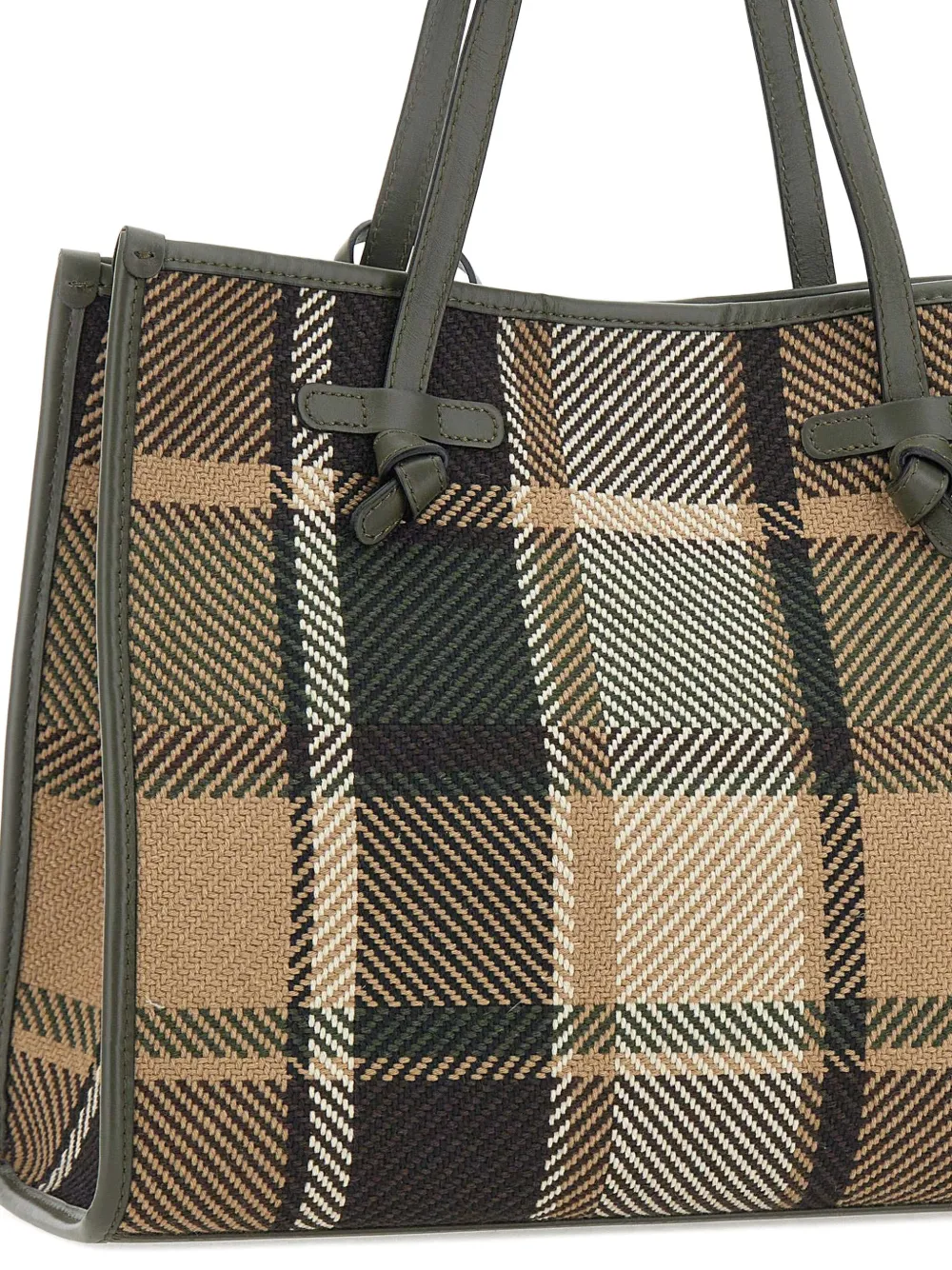 MARCELLA CLUB Geruite shopper Bruin