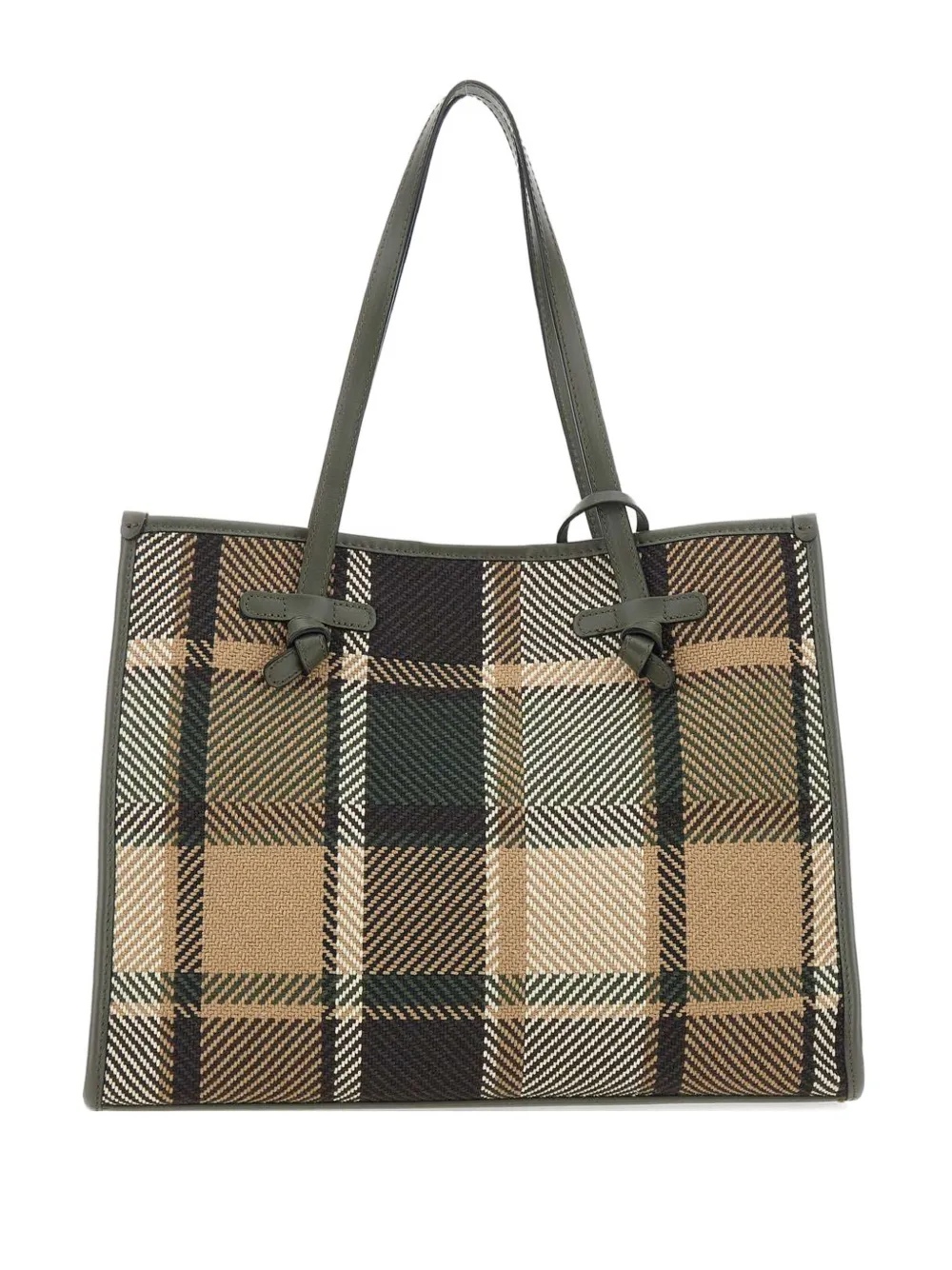 Marcella Club Check-pattern Tote Bag