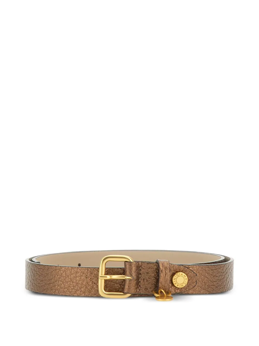 GIANNI CHIARINI Leren gespriem Bruin