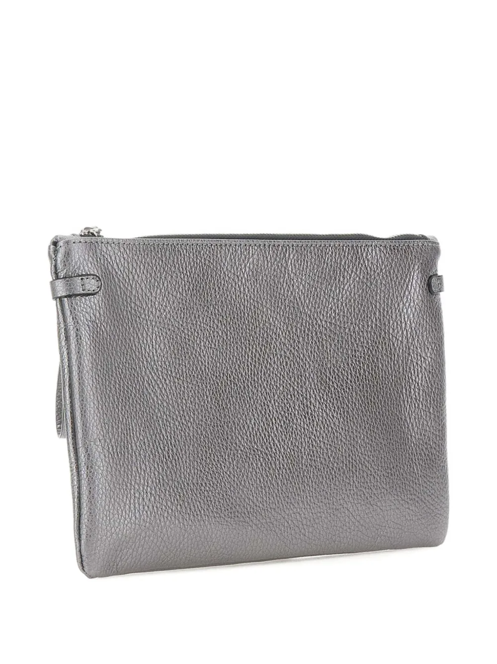 GIANNI CHIARINI Leren clutch Grijs