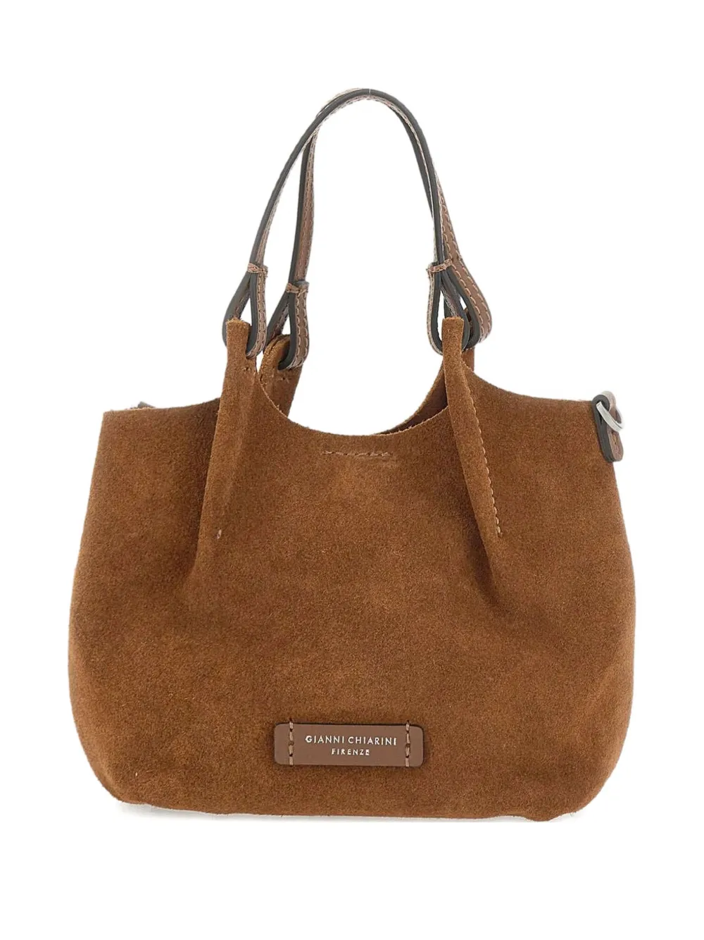 GIANNI CHIARINI Dua suède shopper Beige