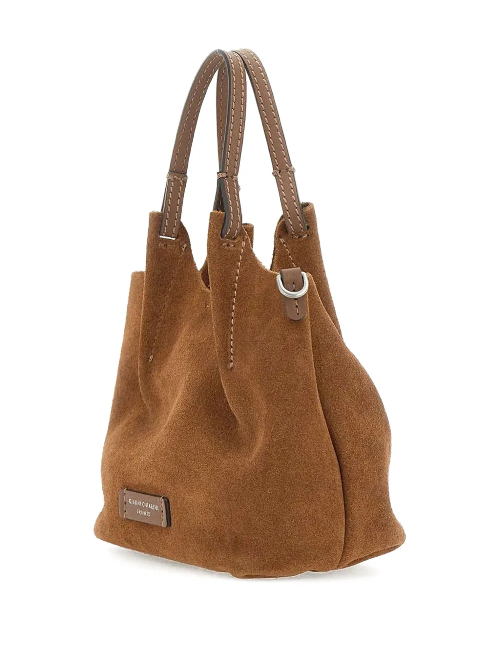 GIANNI CHIARINI Dua suède shopper Beige