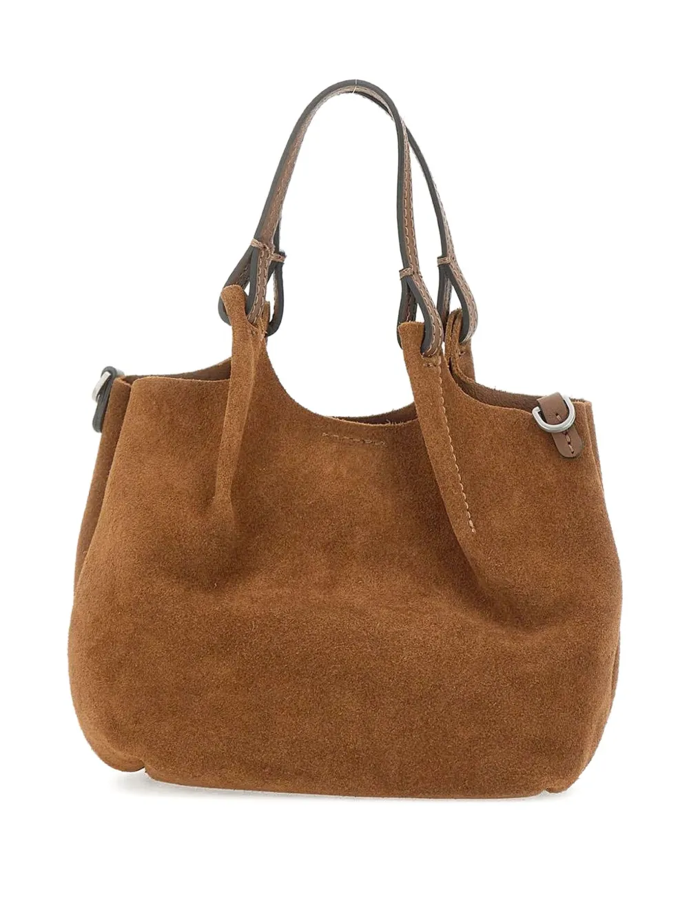 GIANNI CHIARINI Dua suède shopper Beige