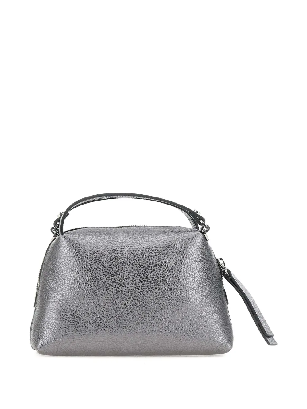 GIANNI CHIARINI Leren shopper Zilver
