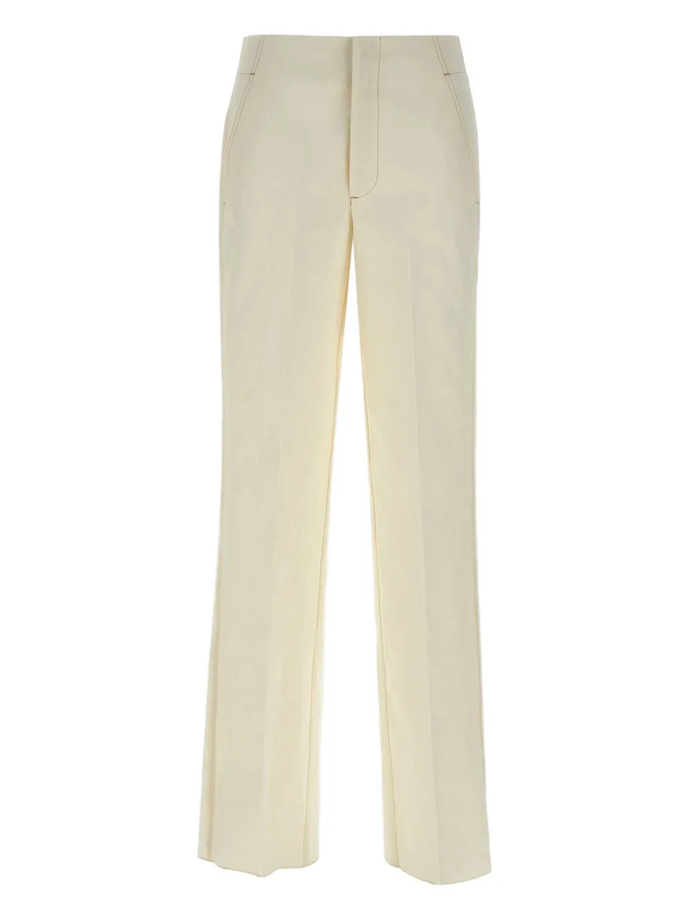 Seafarer pantalones de vestir con tiro alto | blanco | Image 1