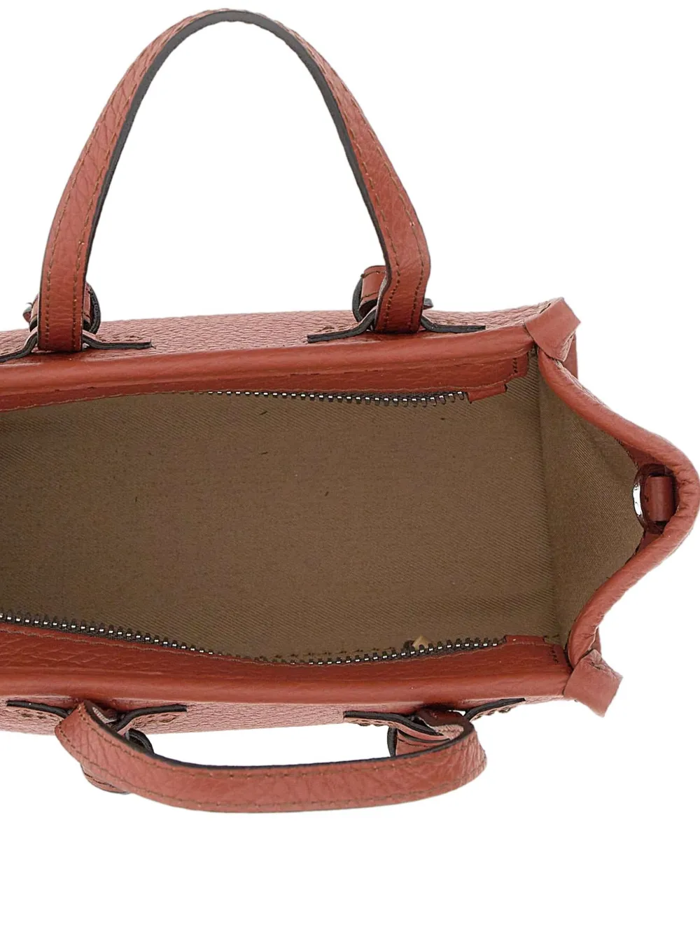 MARCELLA CLUB Leren shopper Rood