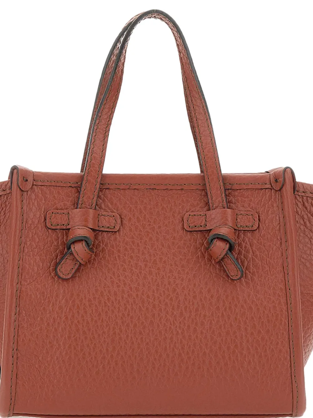 MARCELLA CLUB Leren shopper Rood