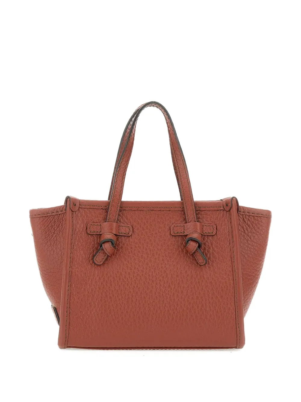 MARCELLA CLUB Leren shopper Rood