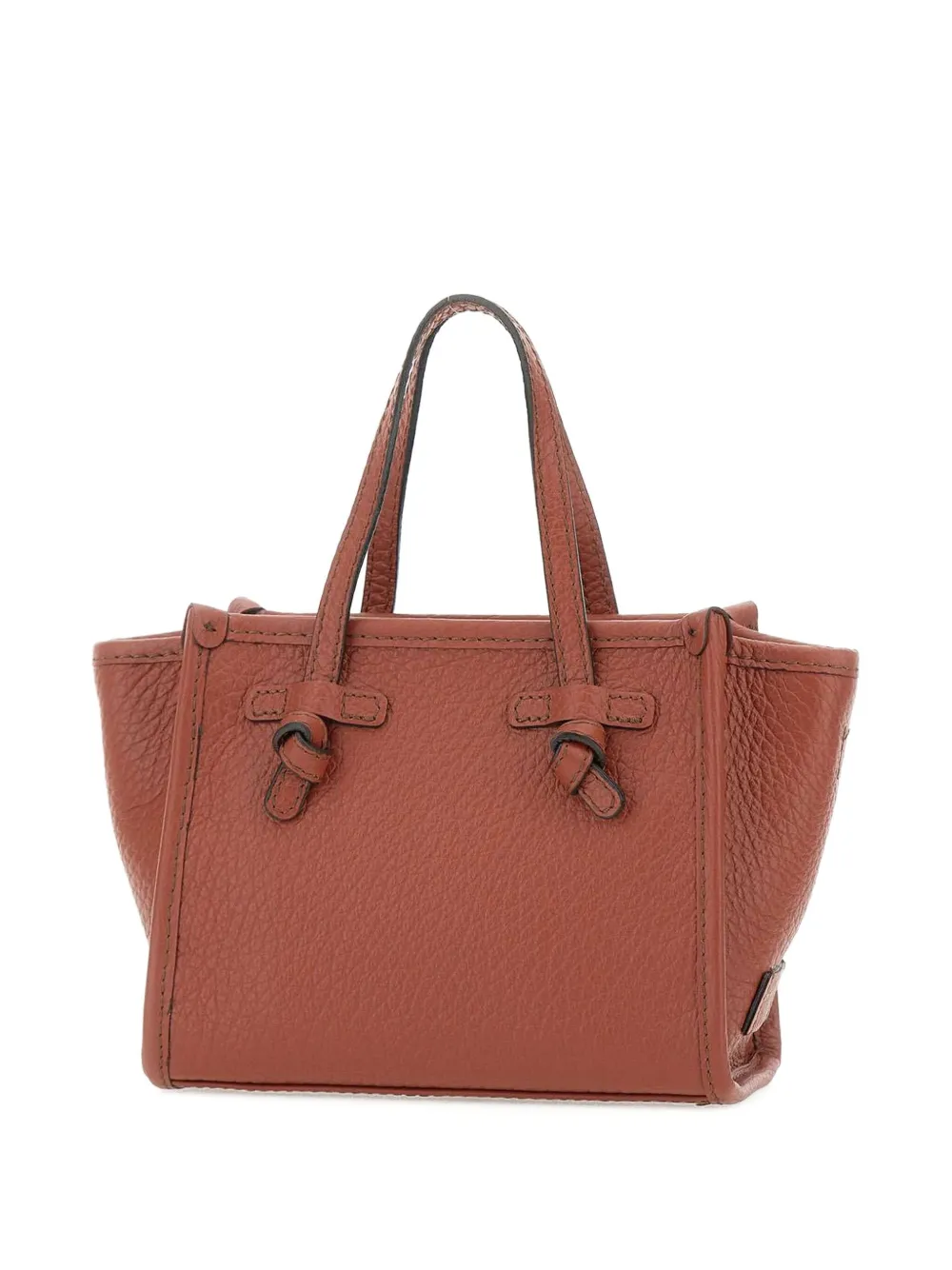 MARCELLA CLUB Leren shopper Rood