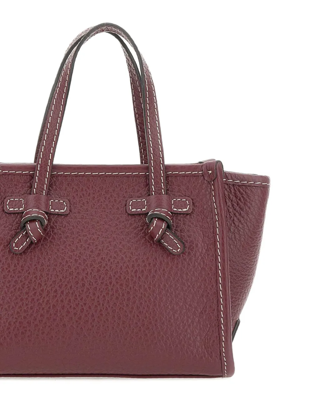 GIANNI CHIARINI Miss Marcella geknoopte kleine shopper Rood