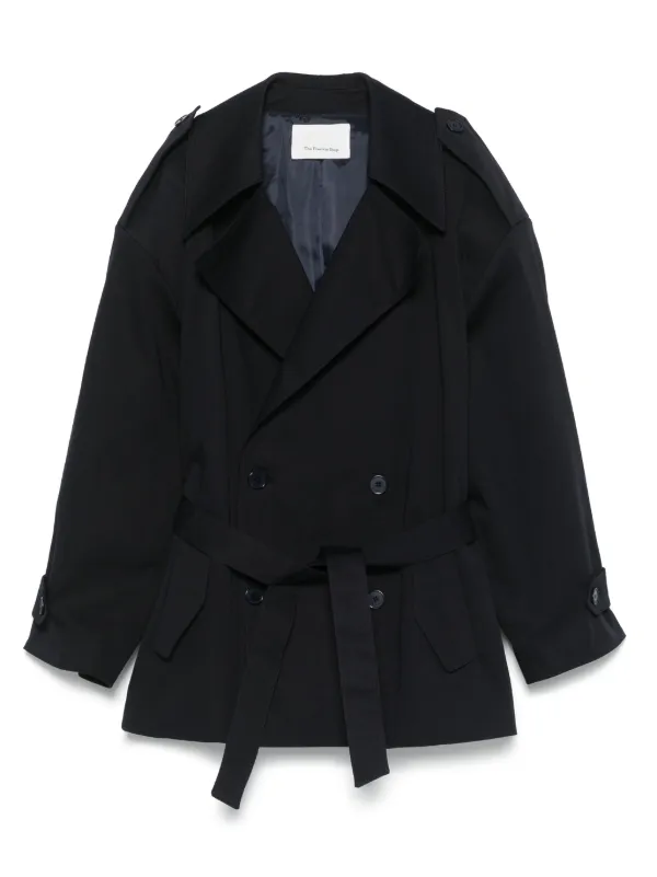 送料関税込★The Frankie Shop★チューリッヒ トレンチコート The Frankie Shop Zurich トレンチコート | ブルー | FARFETCH JP