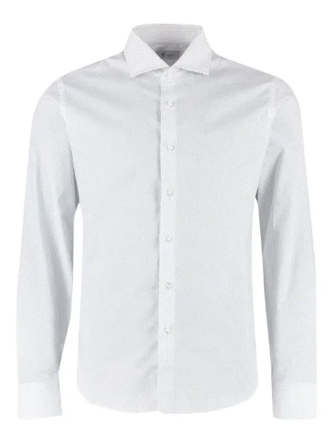 THE (Alphabet) printed cotton shirt