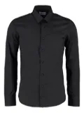 THE (Alphabet) buttoned-up cotton shirt - Black