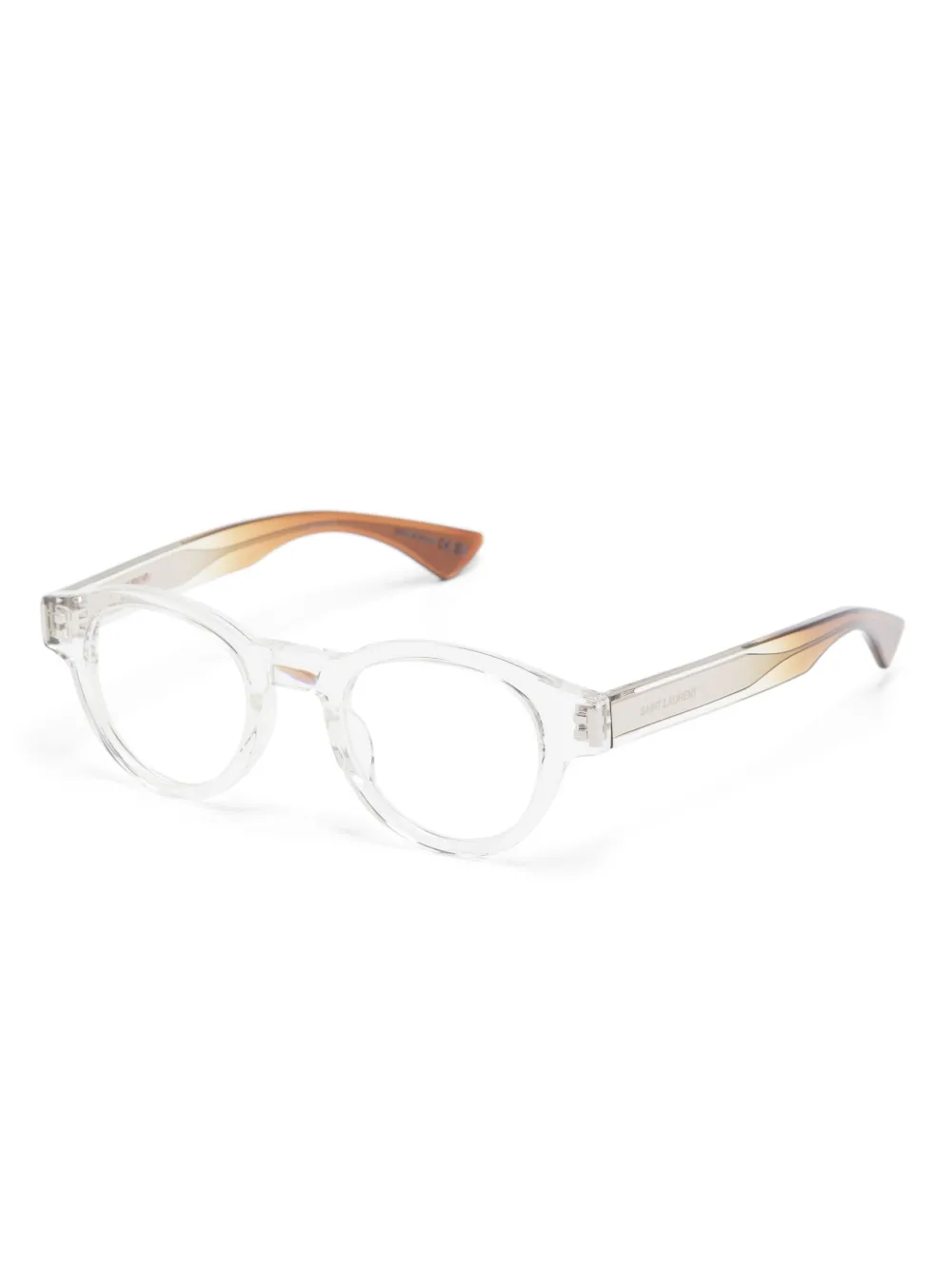 Saint Laurent Eyewear round-frame glasses | Men | Image 2