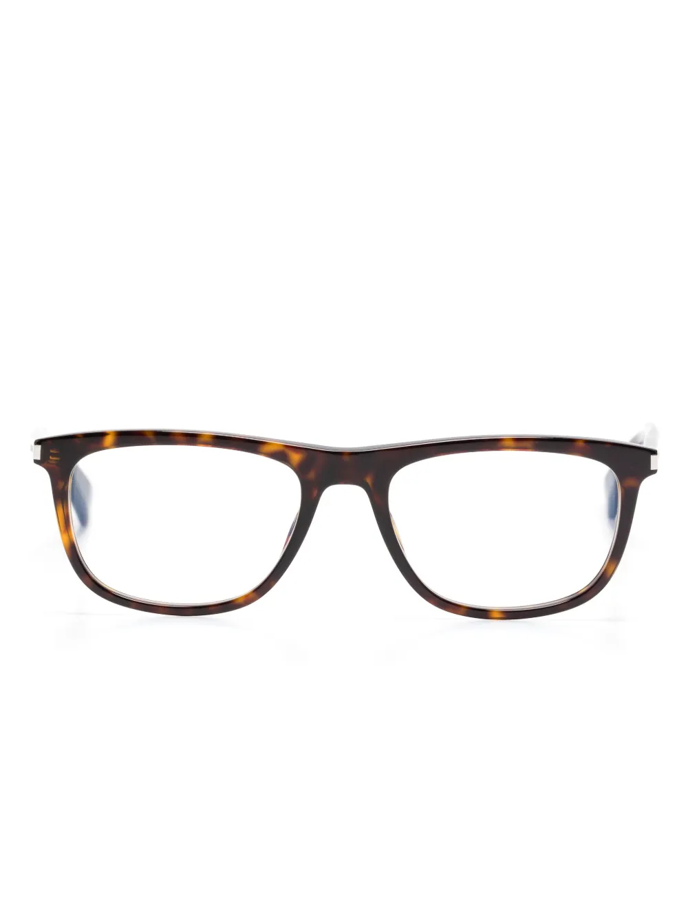 Saint Laurent Eyewear square-frame glasses | Brown | Image 1