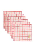 Bambah Amore napkins (set of six) - Red