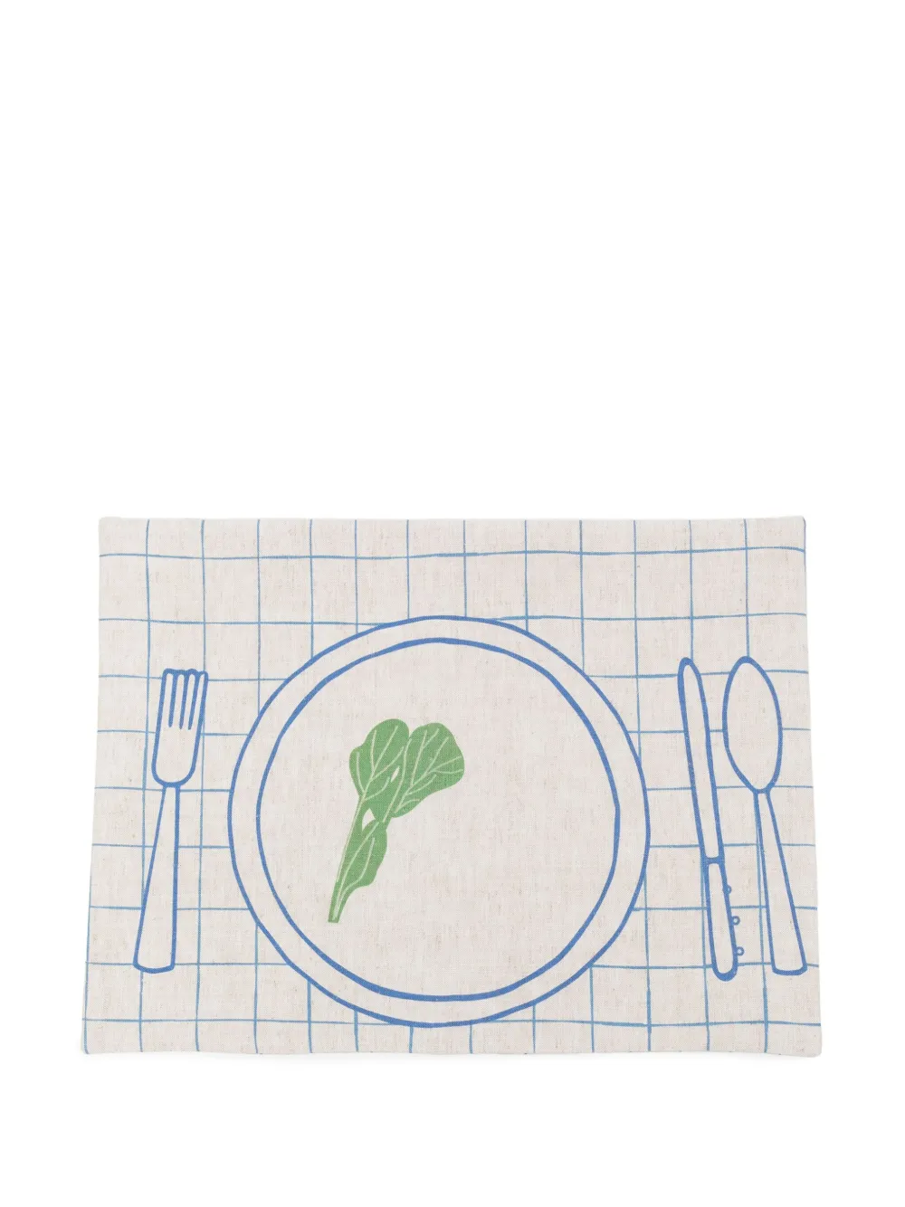 Bambah Friendsgiving placemat | Blue | Image 1