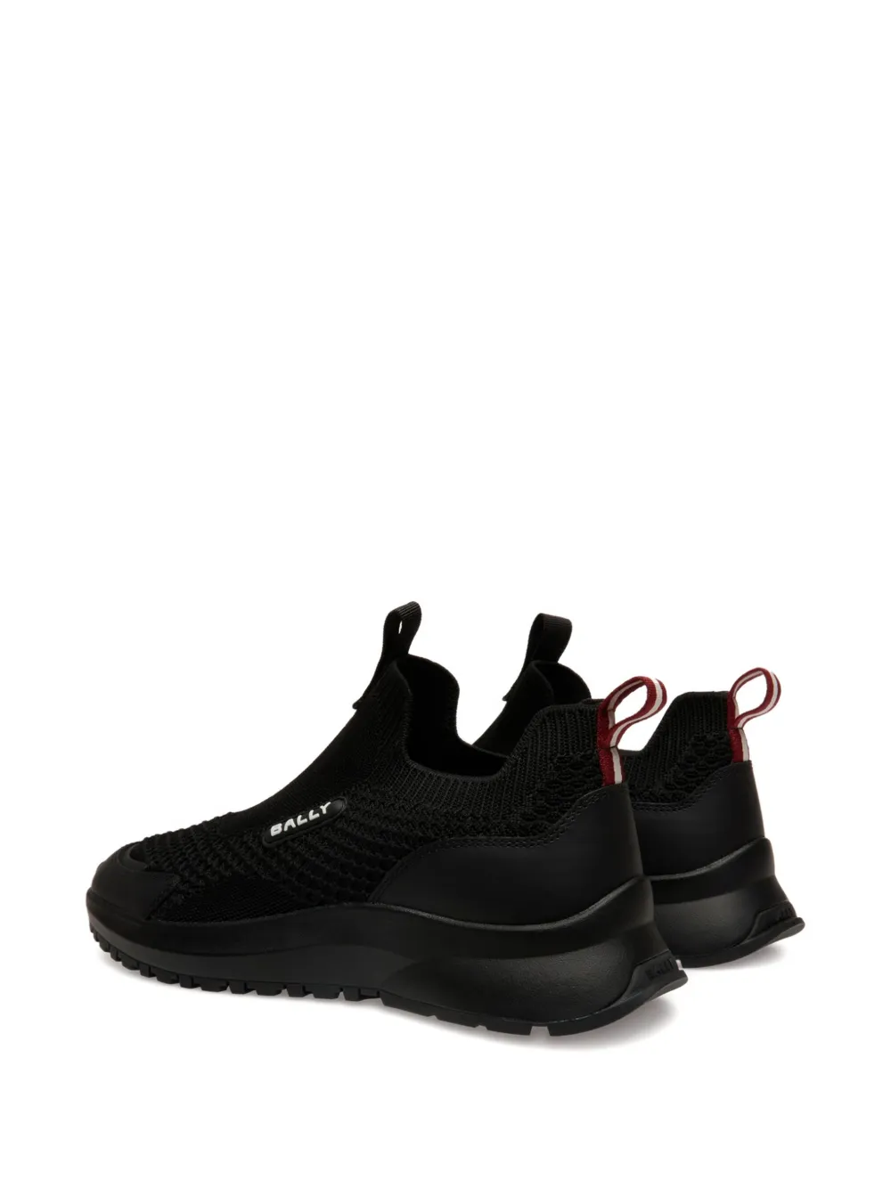 Bally Gebreide slip-on sneakers Zwart