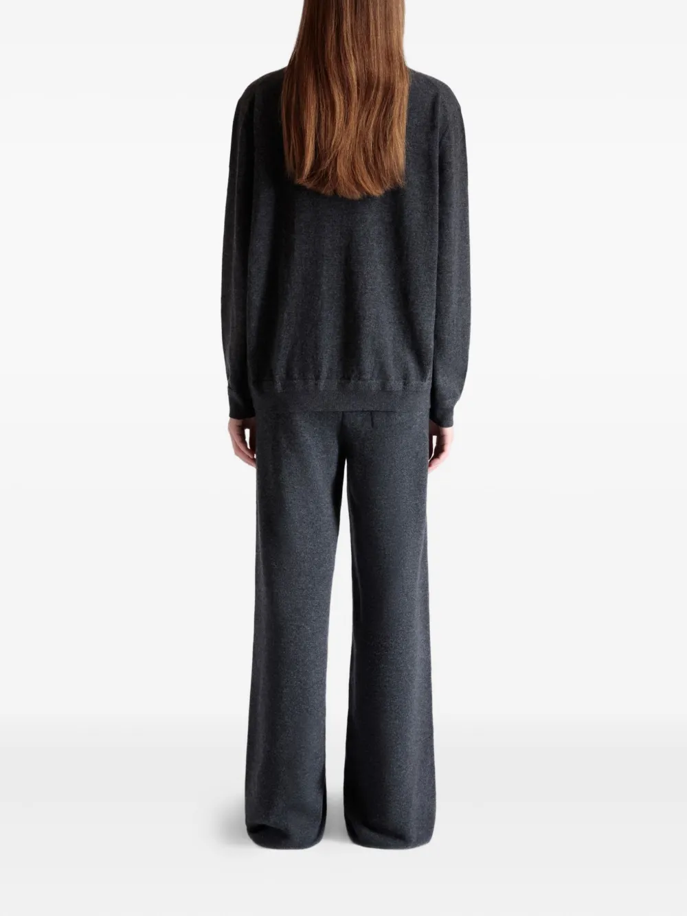 Bally Sweater met geborduurd logo en rits Grijs