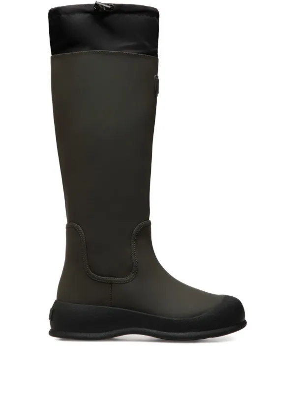 Bally Frei knee-high Rain Boots Green FARFETCH IN
