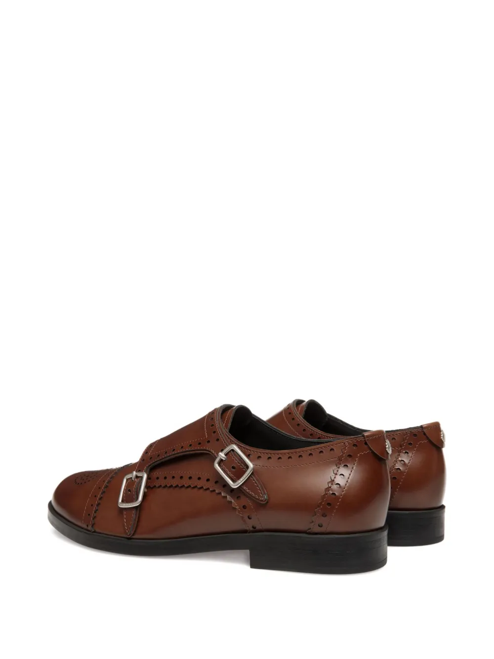 Bally Egli gespschoenen met brogue-detail Bruin