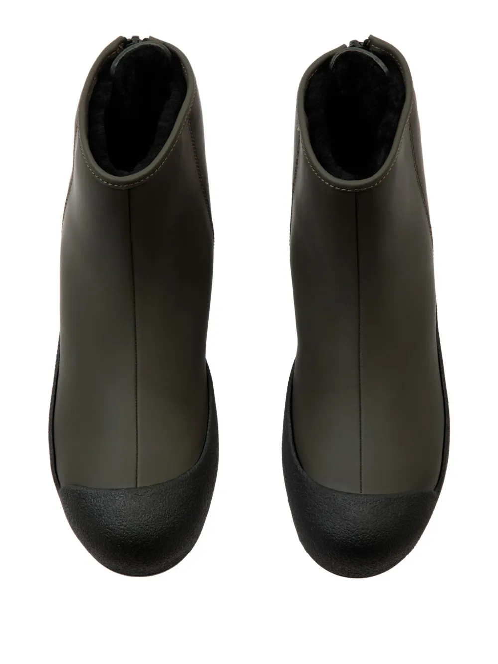 Bally Curling regenlaarzen met rits Groen