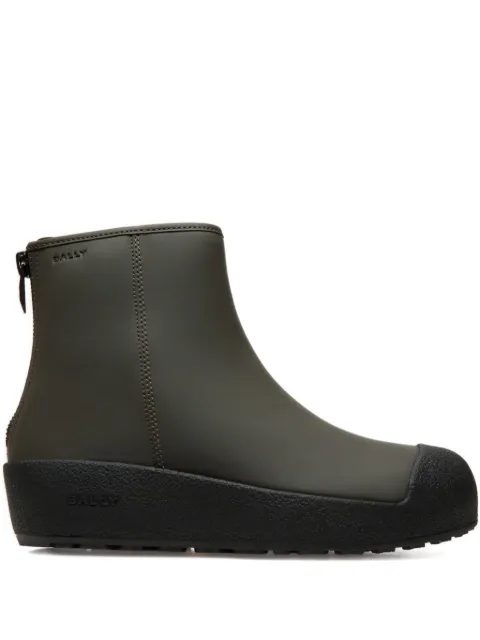 Bally Curling side-zip rain boots 