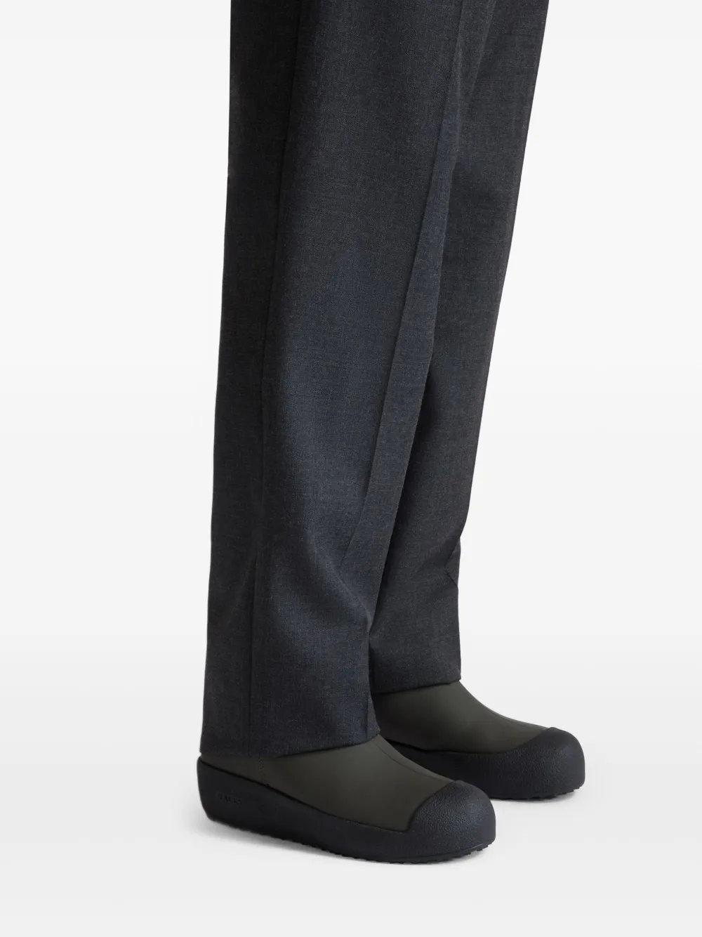 Bally Curling regenlaarzen met rits Groen