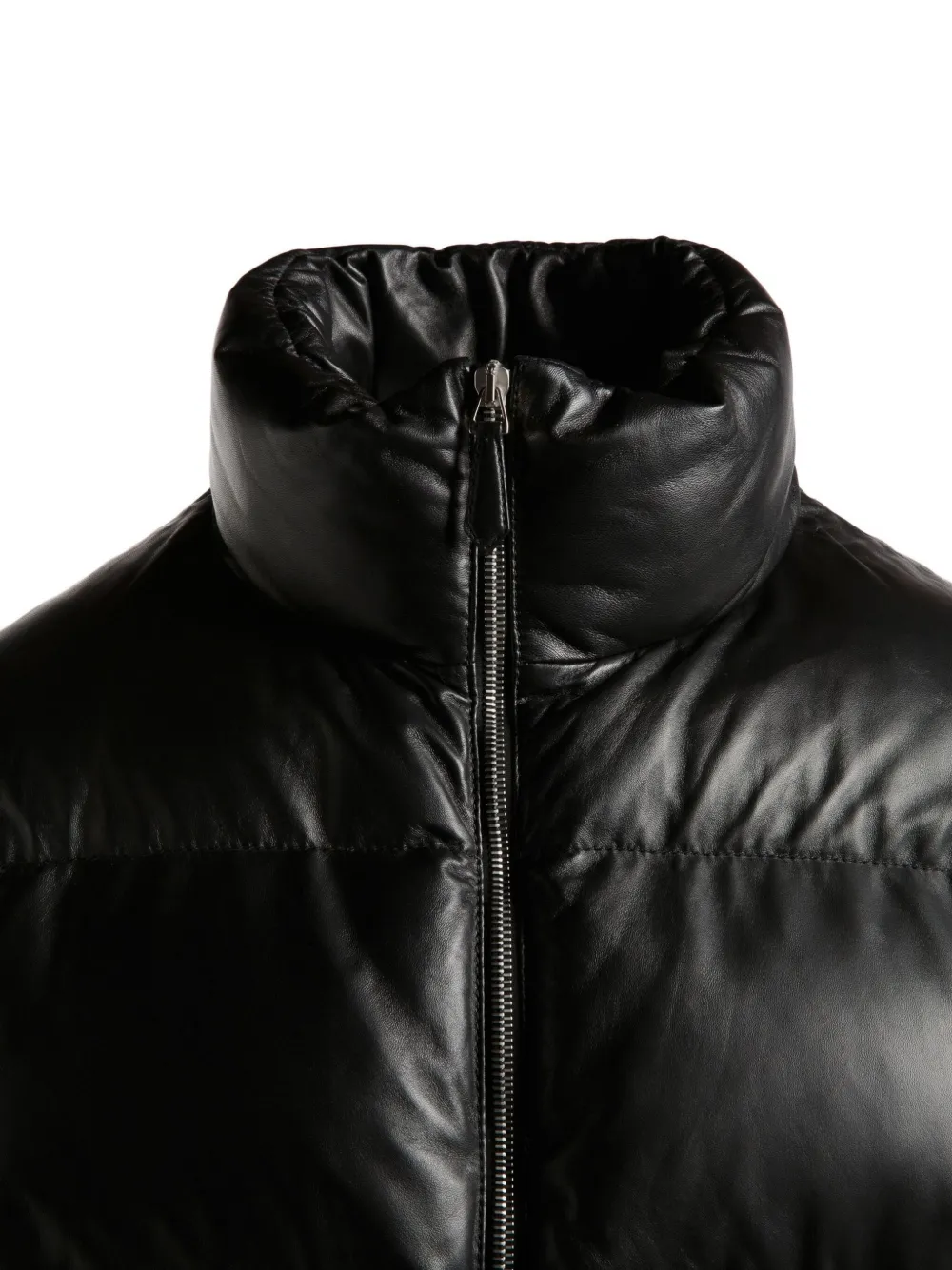 Bally Gewatteerd jack met hoge hals Zwart