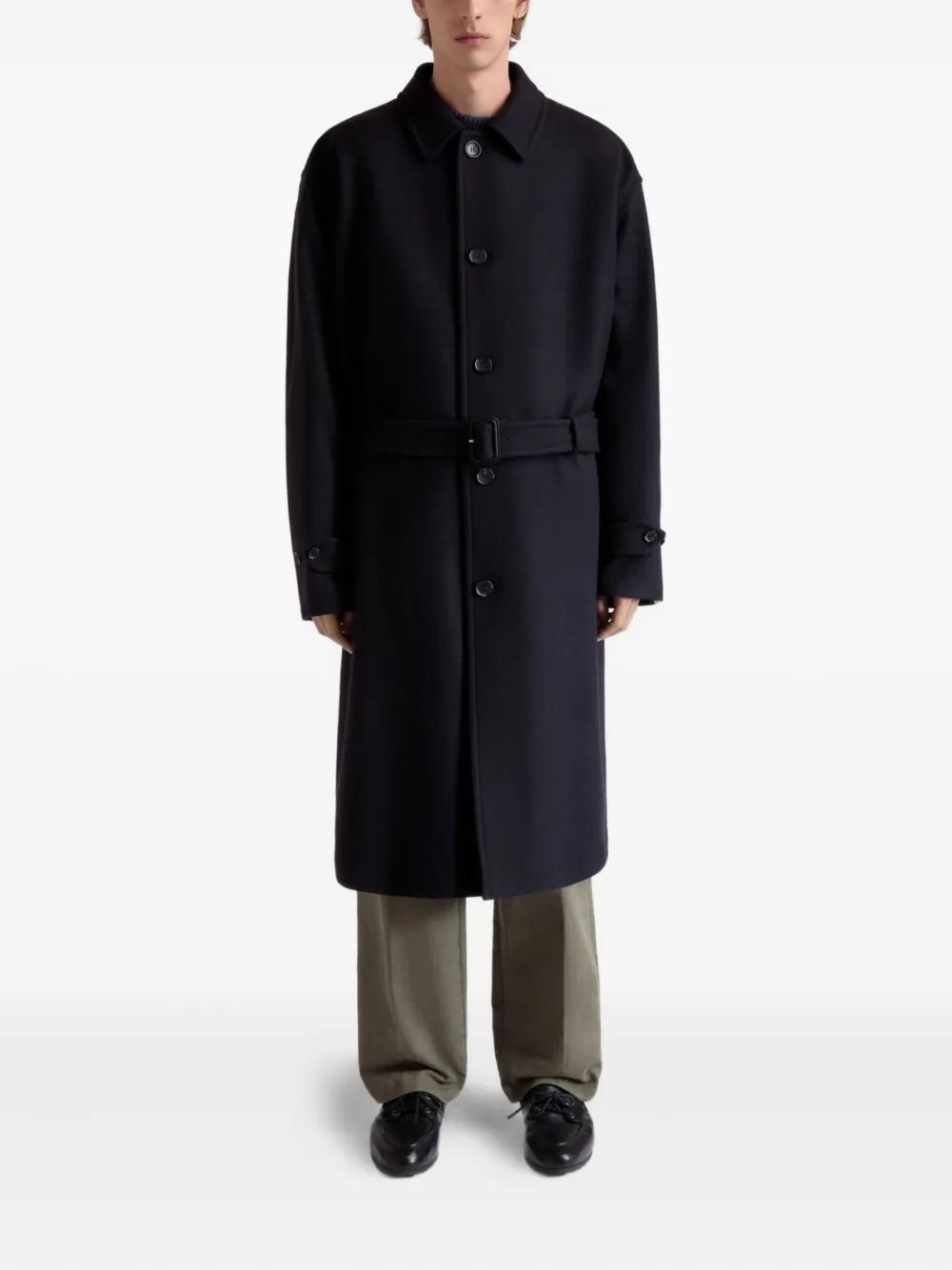 Bally single-breasted belted coat | Single Breasted Coats | Image 2