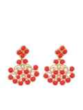 Kenneth Jay Lane Vintage stone-embellished earrings - Gold