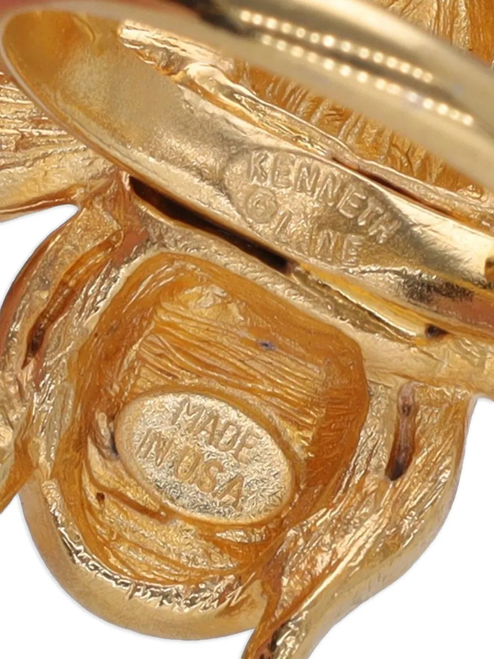 Pre-owned Kenneth Jay Lane Vintage Bee Ring
