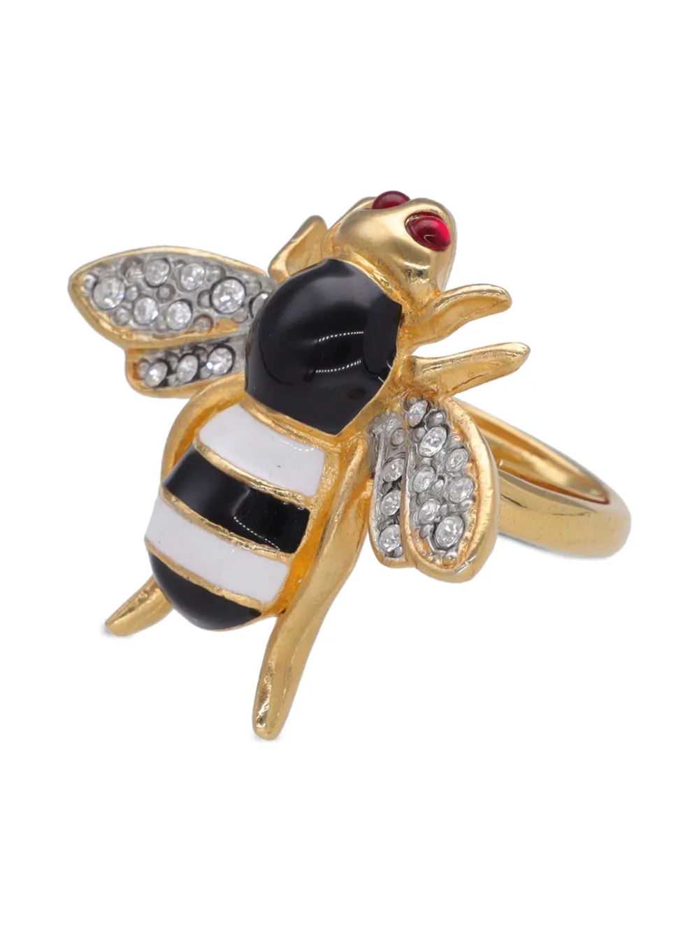Pre-owned Kenneth Jay Lane Vintage Bee Ring