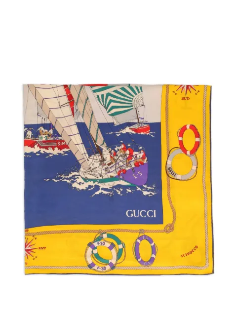 Gucci Pre-Owned Seascape scarf 