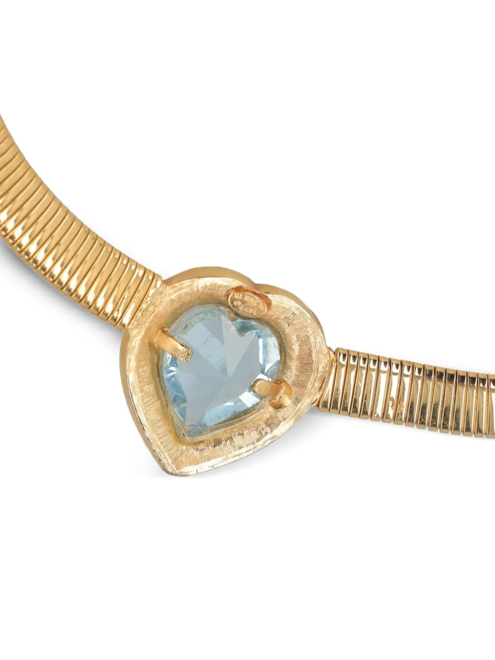 Pre-owned Kenneth Jay Lane Vintage Heart-cut Necklace
