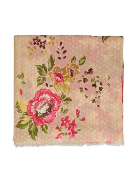 Kenzo Pre-Owned floral-print scarf