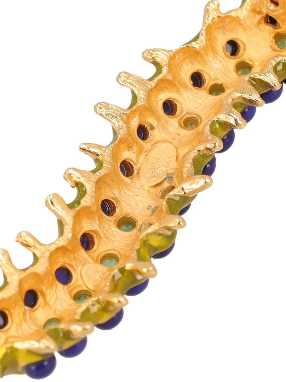 Pre-owned Kenneth Jay Lane Vintage Caterpillar Brooch