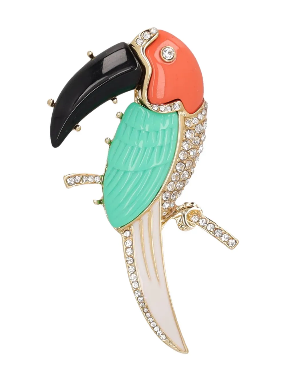 Pre-owned Kenneth Jay Lane Vintage Toucan Brooch