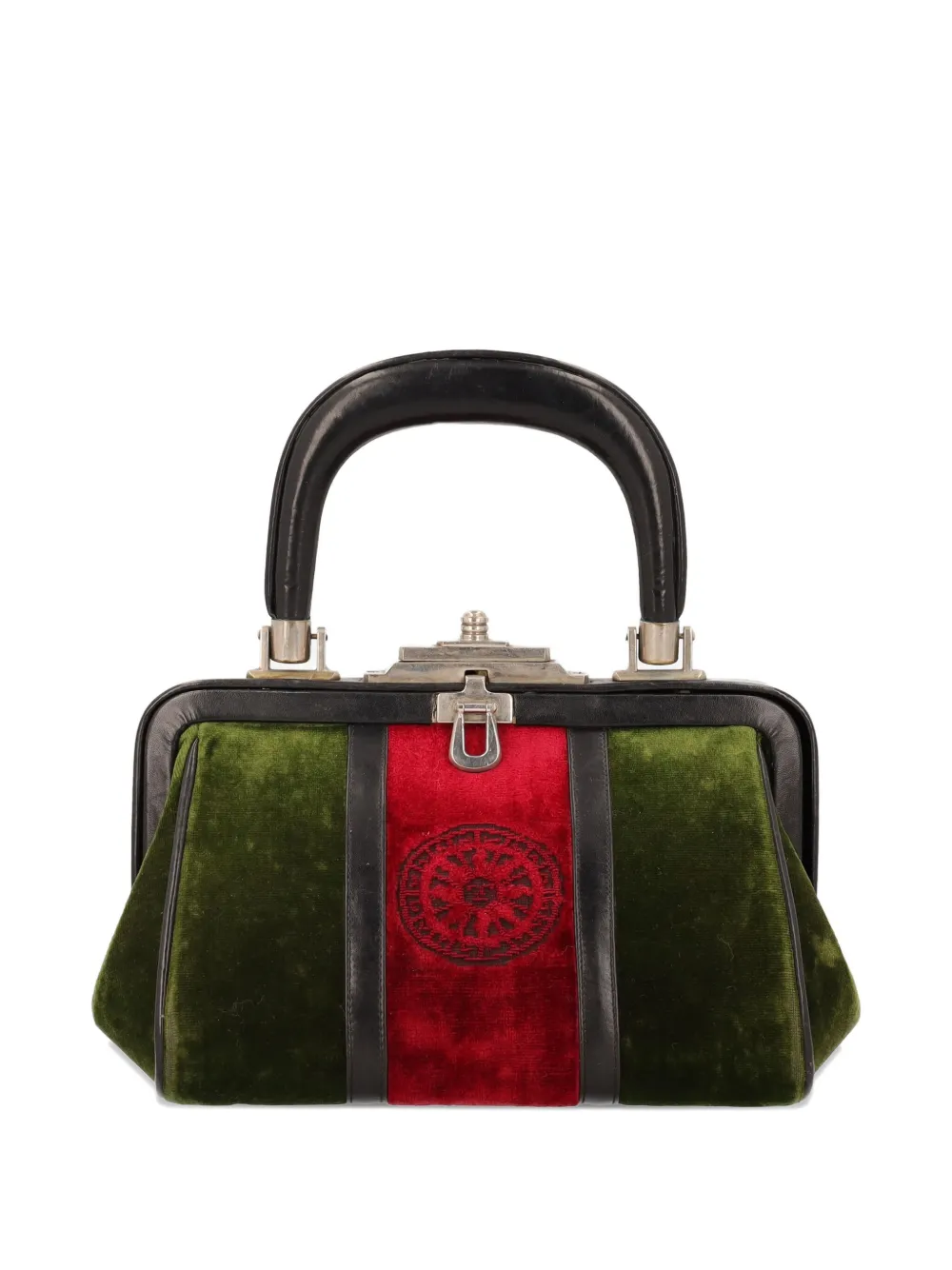 1950s-1960s velvet tote bag