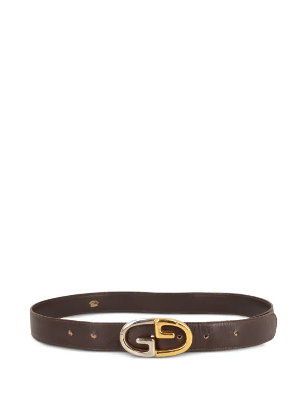 Gucci Pre-Owned GG ベルト | ブラウン | FARFETCH JP