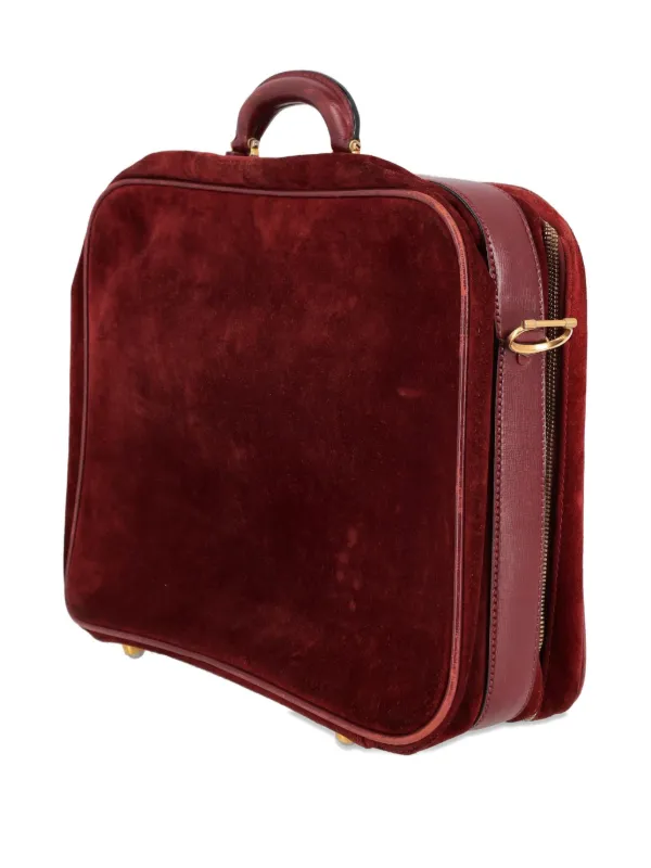 Cartier Sac Porté Épaule En Cuir Rouge FARFETCH FR