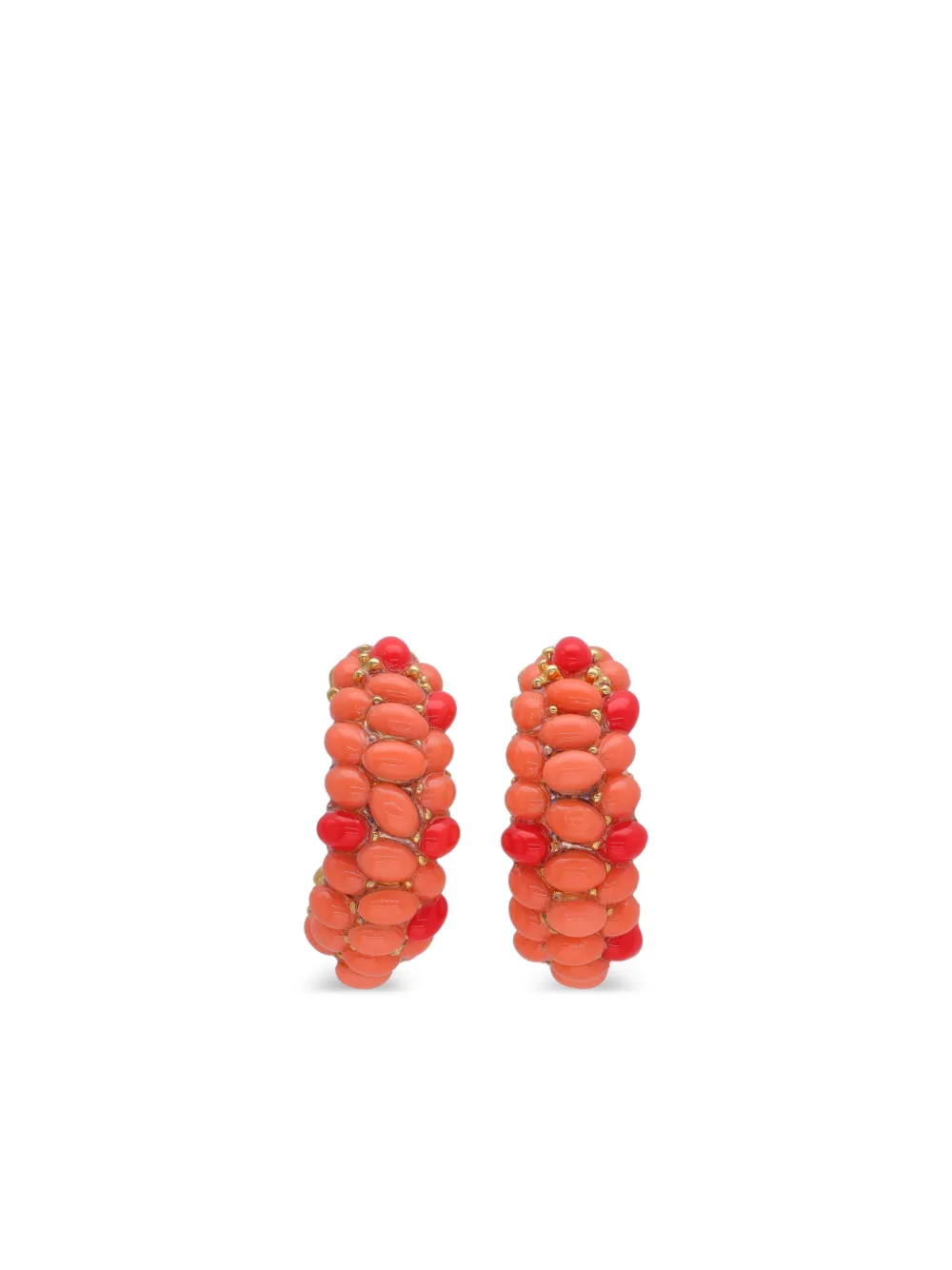stone-embellished earrings