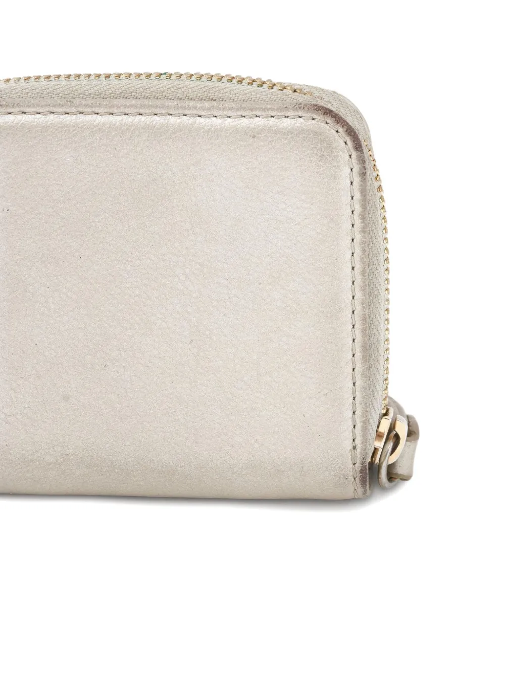 Pre-owned See By Chloé Vintage 2000s Leather Wallet In Neutral